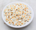 10mm sun polymer clay beads, nature clay charms for bracelets