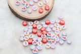 Mother's Day Themed Clay Cane Beads, Mom and Baby Assorted Beads, Beads for Bracelet, Jewelry Beads #279