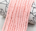 6mm peach heishi beads for bracelets and DIY jewelry