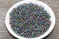 4mm 6/0 rainbow transparent glass seed beads for bracelets