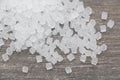 4mm frosted translucent white square glass beads for beadwork
