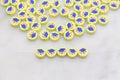 9mm graduation cap polymer clay beads, nature clay charms for bracelets