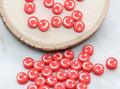 9mm-10mm turkey flag polymer clay beads, flag clay charms for bracelets