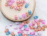 10mm fox polymer clay beads, animal clay charms for bracelets 2