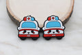 Ambulance Car silicone focal beads for pens and keychains