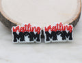 Wrestling Mom silicone focal beads for pens and keychains