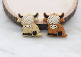 Highland Cow silicone focal beads for pens and keychains