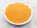 4mm Orange AB Acrylic Spacer Beads