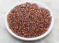 4mm Brown AB Acrylic Spacer Beads