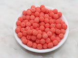 10mm Orange Berry Beads, Imitation Pearl Acrylic Beads, Round Acrylic Loose Beads, Bubblegum Beads, Chunky Beads, Bubble Gum Beads, #798