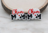 Cheer Mom silicone focal beads for pens and keychains