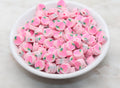10mm peach polymer clay beads, fruit clay charms for bracelets