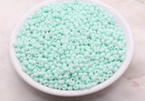 4mm 6/0 frosted blue glass seed beads for bracelets