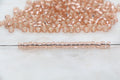 4mm 6/0 transparent silver lined glass seed beads for bracelets