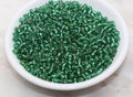 4mm 6/0 green transparent glass seed beads for bracelets