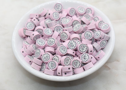 Kawaii Sheep Polymer Clay Beads, Animal Themed Clay Beads, Jewelry Beads #326