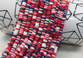 6mm multicolor heishi beads for bracelets and DIY jewelry