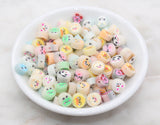 10mm animal polymer clay beads, easter clay charms for bracelets