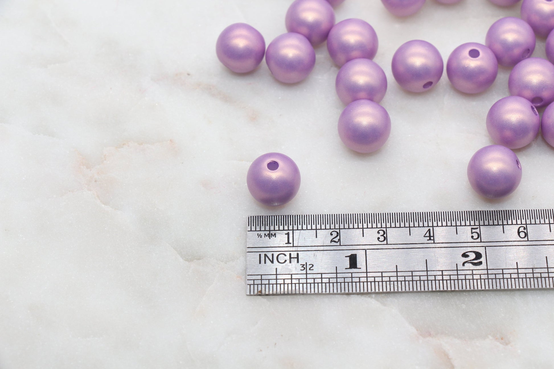 12mm Grape Purple Shimmer Gumball Beads, Round Acrylic Loose Beads, Bubblegum Beads, Chunky Beads, Round Plastic Beads #2686