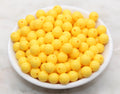 10mm Golden Yellow Acrylic Gumball Beads