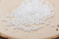 4mm 6/0 creamy white glass seed beads for bracelets