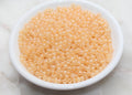 4mm 6/0 creamy orange glass seed beads for bracelets