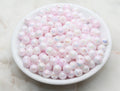 8mm Pink Ombre Faux Pearl Acrylic Beads