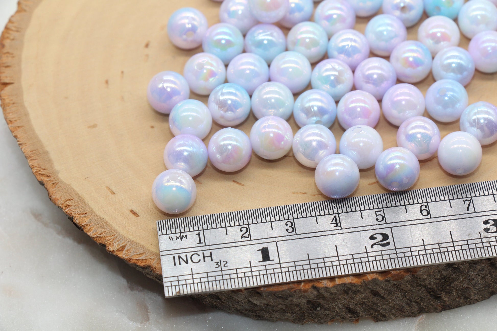 10mm Purple and Blue Ombre Round Beads, Acrylic Gumball Bead, Iridescent Round Beads, Bubblegum Beads, Plastic Round Bead #2718