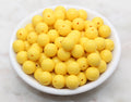12mm Golden Yellow Acrylic Gumball Beads