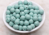 12mm Dusty Green Acrylic Gumball Beads