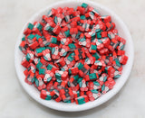9mm-10mm cherry polymer clay beads, fruit clay charms for bracelets