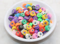 9mm evil eye polymer clay beads, halloween clay charms for bracelets 6