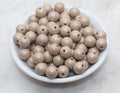 12mm Golden Brown Shimmer Acrylic Gumball Beads