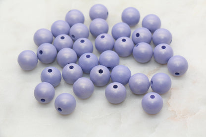 12mm Purple Shimmer Gumball Beads, Round Acrylic Loose Beads, Bubblegum Beads, Chunky Beads, Round Plastic Beads #2809