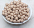 10mm Golden Brown Shimmer Acrylic Gumball Beads