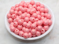 10mm Dark Peach Shimmer Acrylic Gumball Beads