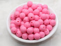 12mm Pink Acrylic Gumball Beads