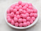 12mm Pink Acrylic Gumball Beads