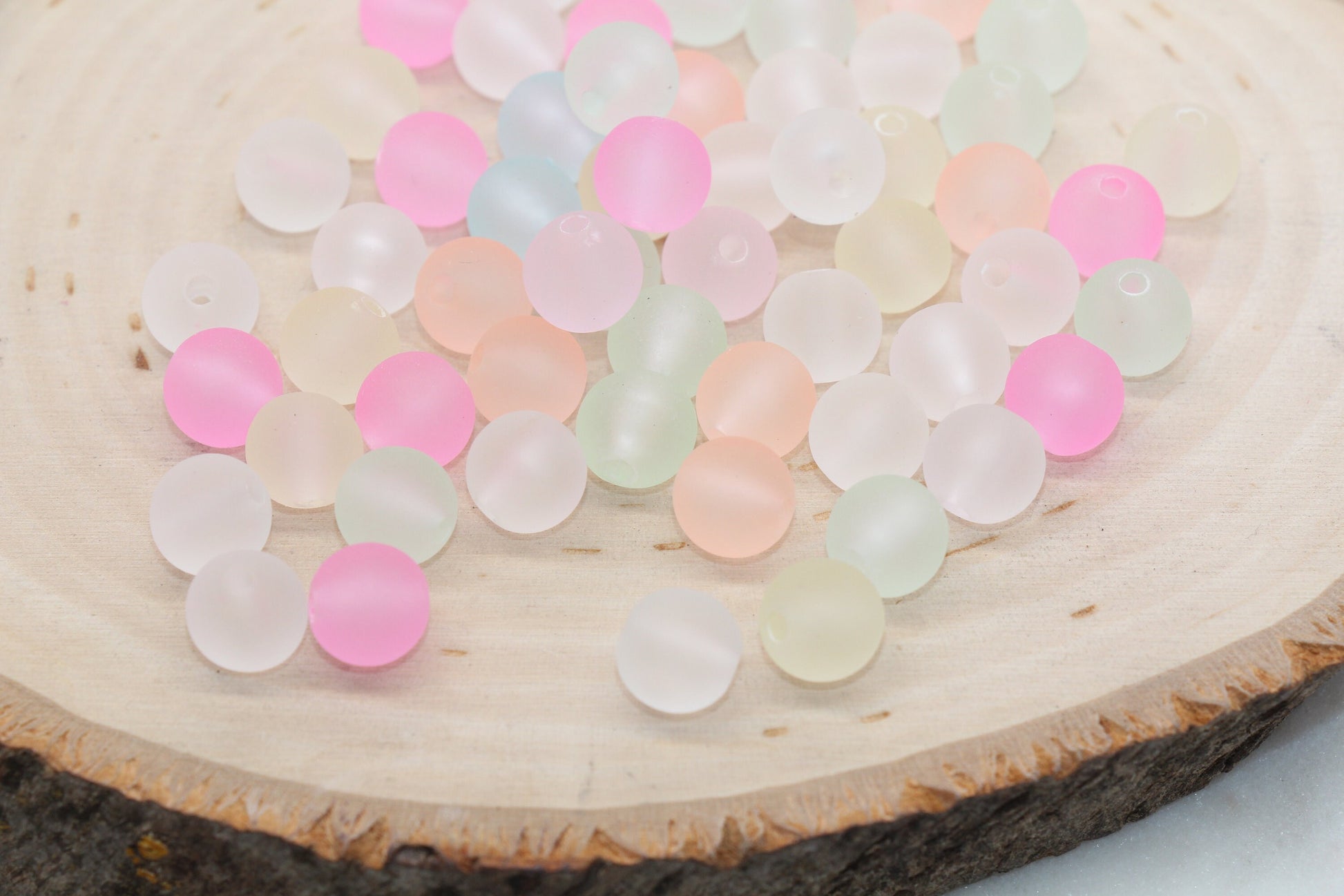 10mm Multicolor Gumball Beads, Round Acrylic Loose Beads, Soft Bubblegum Beads, Chunky Beads, Round Plastic Beads #2831