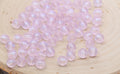8mm Lilac Glitter Acrylic Gumball Beads