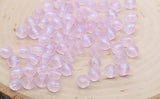 8mm Lilac Glitter Round Beads, Iridescent Acrylic Gumball Beads, Translucent Round Spacer Beads, Bubblegum Beads, Plastic Round Bead #2848