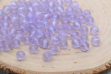 8mm Purple Glitter Round Beads, Iridescent Acrylic Gumball Beads, Translucent Round Spacer Beads, Bubblegum Beads, Plastic Round Bead #2858