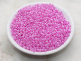 4mm 6/0 creamy pink glass seed beads for bracelets