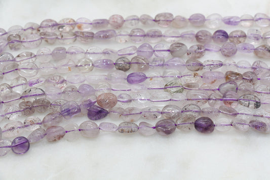 Super Seven Nugget Beads, Irregular Beads, Pebble Beads, Gemstone Nugget Beads, Loose Beads, Size 6mm-8mm #15