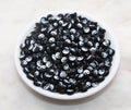 7mm Black White Acrylic Yin Yang Beads #2794