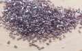 2mm glossy purple bugle beads tube glass seed beads