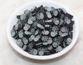 10mm mummy polymer clay beads, halloween clay charms for bracelets