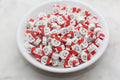 9mm santa claus polymer clay beads, christmas clay charms for bracelets