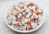 9mm-10mm puppy polymer clay beads, animal clay charms for bracelets 2