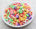 9mm-10mm mushroom polymer clay beads, food clay charms for bracelets
